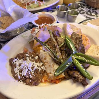 Xochipilli Taco Bar - Steak, quesadilla, potato taco and beans and rice. Delicious - New Mexican Cuisine Near Me - Van Nuys, California Xochipilli Taco Bar - Steak, quesadilla, potato taco and beans and rice. Delicious - New Mexican Cuisine Near Me - Van Nuys, California