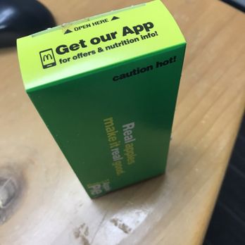 McDonald's - Apple pie in a box.  They have an app? - Burgers Near Me - Santa Clara, California