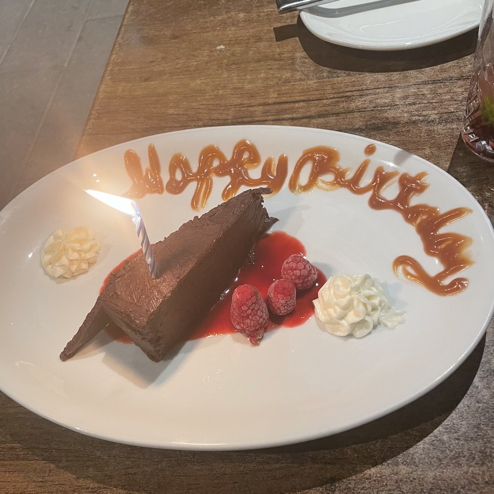CIRCA at Navy Yard - Chocolate birthday slice cake - American Near Me - Washington, DC, District of Columbia CIRCA at Navy Yard - Chocolate birthday slice cake - American Near Me - Washington, DC, District of Columbia