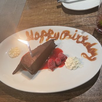 CIRCA at Navy Yard - Chocolate birthday slice cake - American Near Me - Washington, DC, District of Columbia CIRCA at Navy Yard - Chocolate birthday slice cake - American Near Me - Washington, DC, District of Columbia