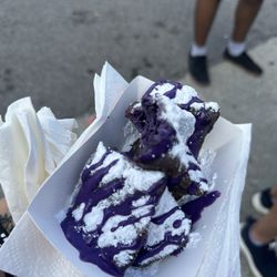 Kusina - Ube Coconut Beignets Purple Taro beignets with Coconut Cream icing