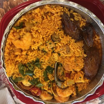 La Bodeguita Restaurant - Seafood paella ~ lots of shrimps, lobster and much more! - Spanish Near Me - Hialeah, Florida