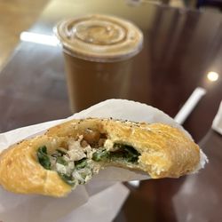 Mr Donut-Kolaches & Bakery - Inside the Mediterranean- chicken, feta, spinach, awesomeness