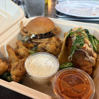 Broderick Roadhouse - Sliders, fish tacos and fried cauliflower! All was insanely good. - Gastropubs Near Me - West Sacramento, California Broderick Roadhouse - Sliders, fish tacos and fried cauliflower! All was insanely good. - Gastropubs Near Me - West Sacramento, California