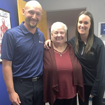 Airrosti Keystone Parke - Dr. Balza on the left and his Wonderful Fun assistant Jami on my right, Let's just say "They have my Back" ! - Chiropractors Near Me - Cincinnati, Ohio