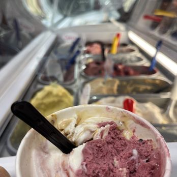Gelato On The Danny - Fig walnut and wild berry gelato. - Desserts Near Me - Toronto, Ontario Gelato On The Danny - Fig walnut and wild berry gelato. - Desserts Near Me - Toronto, Ontario
