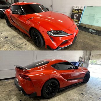 Shadow Tint - 2024 Toyota Supra
All around film including front windshield - Car Window Tinting Near Me - Concord, California