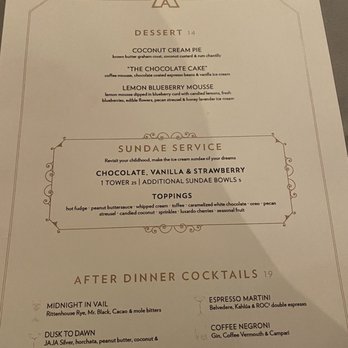 Maple & Ash - Dessert menu - Steakhouses Near Me - Scottsdale, Arizona Maple & Ash - Dessert menu - Steakhouses Near Me - Scottsdale, Arizona