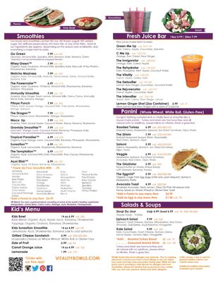 Menu photo 4 Vitality Bowls Mill Valley, CA Menu photo 4 Vitality Bowls Mill Valley, CA