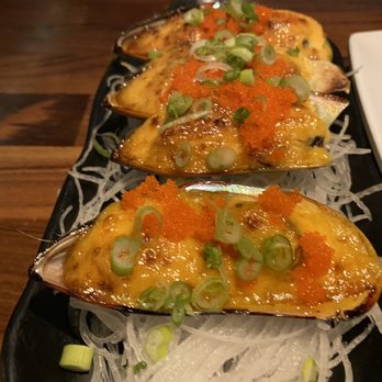 Ichima - D12. Baked Green Mussel - Sushi Bars Near Me - Pasadena, California Ichima - D12. Baked Green Mussel - Sushi Bars Near Me - Pasadena, California