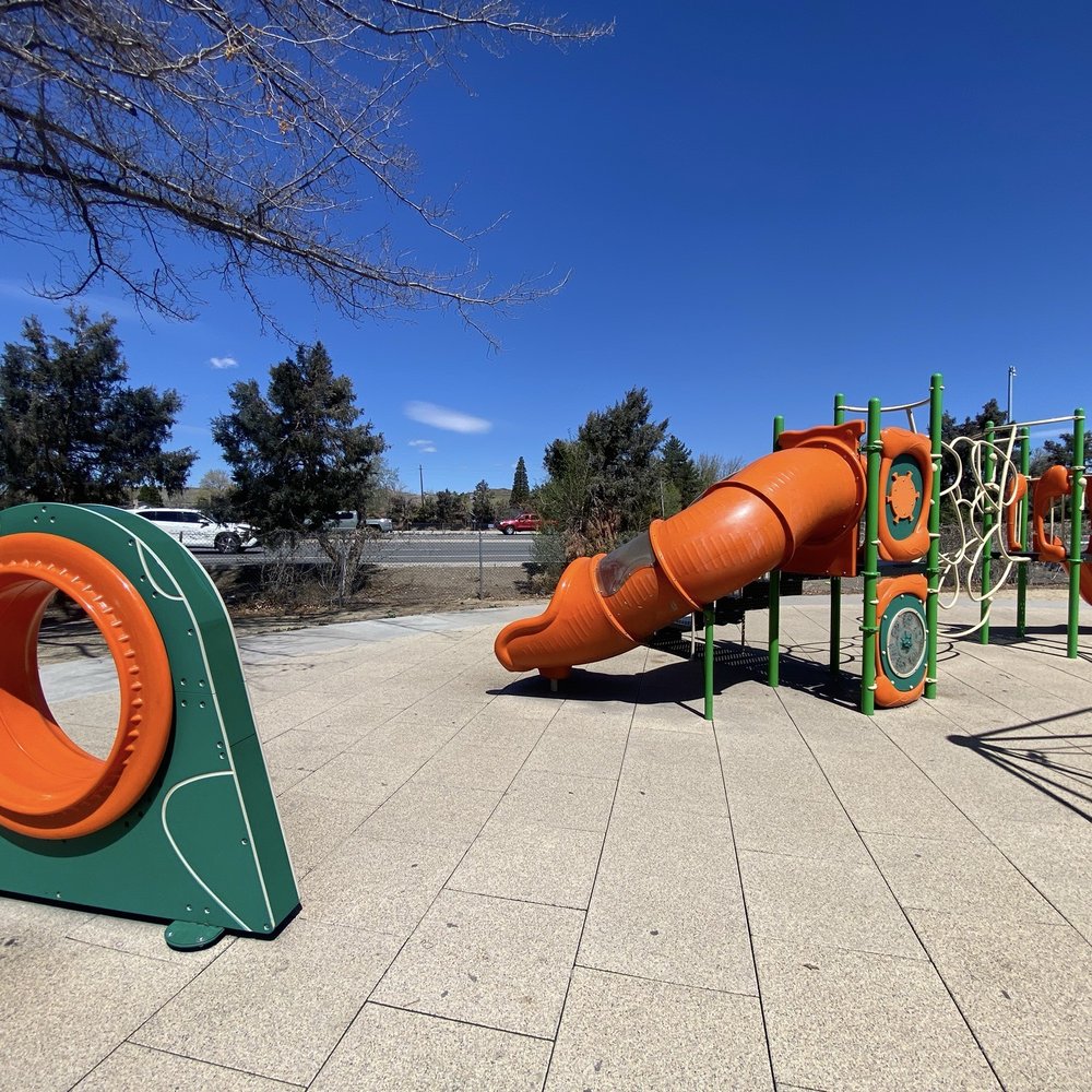 Shelly Park - Hamster wheel and the part of the playground for smaller kids. - Parks Near Me - Sparks, Nevada
