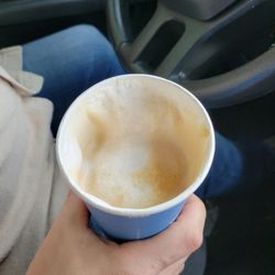Biggby Coffee - Well I do not need to worry about spilling when the cup has over 6 ounces of head room. Looking for the positives. Haha