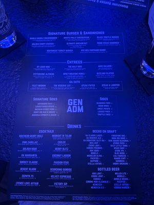 Menu photo 6 General Admission Las Vegas, NV Menu photo 6 General Admission Las Vegas, NV