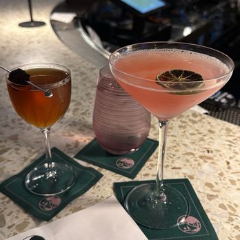 Ember & Rye - Cocktails in bar area - Seafood Near Me - Carlsbad, California