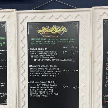 Midnight At Burnies Drive-up - Menu - Burgers Near Me - Stockton, California Midnight At Burnies Drive-up - Menu - Burgers Near Me - Stockton, California