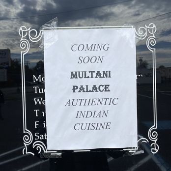 Green Chili’s - a sign in the window of a restaurant - Indian Near Me - Stratford, New Jersey