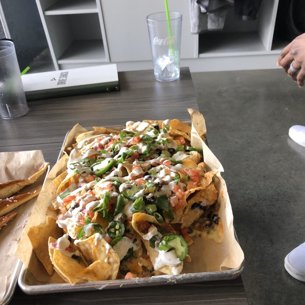 Drive Shack - Loaded nachos - Golf Near Me - Raleigh, North Carolina