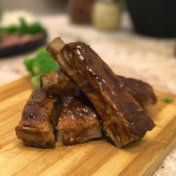 Our BBQ ribs!