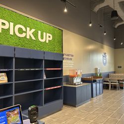 Just Salad - Pick Up section and seating