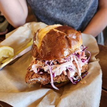 Prost Brewing - Schnitzel sandwich - Beer Gardens Near Me - Highlands Ranch, Colorado Prost Brewing - Schnitzel sandwich - Beer Gardens Near Me - Highlands Ranch, Colorado