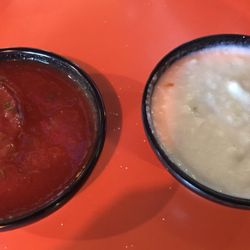 Red Sauce and White Queso