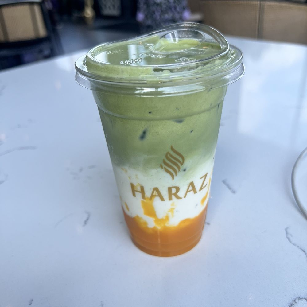 Haraz - Mango Matcha Cloud Drink - Coffee & Tea Near Me - Aurora, Illinois Haraz - Mango Matcha Cloud Drink - Coffee & Tea Near Me - Aurora, Illinois