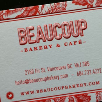 Beaucoup Bakery & Cafe - Business card - Bakeries Near Me - Vancouver, British Columbia Beaucoup Bakery & Cafe - Business card - Bakeries Near Me - Vancouver, British Columbia