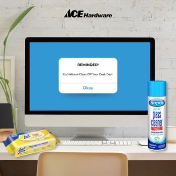 Ruggiero's Ace Hardware - National Clean Off Your Desk Day has never been so easy with the great deals on cleaning supplies at Ace!
#KabatsAce #CrismonAce - Hardware Stores Near Me - Apache Junction, Arizona Ruggiero's Ace Hardware - National Clean Off Your Desk Day has never been so easy with the great deals on cleaning supplies at Ace!
#KabatsAce #CrismonAce - Hardware Stores Near Me - Apache Junction, Arizona
