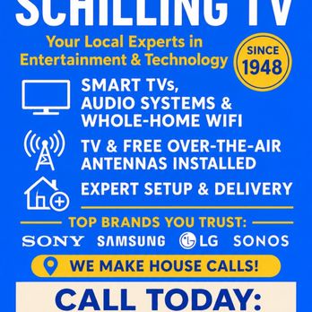 Schilling TV - Schilling TV Trusted Local Service - Electronics Near Me - Pittsfield, Massachusetts Schilling TV - Schilling TV Trusted Local Service - Electronics Near Me - Pittsfield, Massachusetts