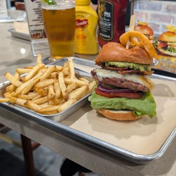 Billy Roys Burger - El Diablo burger with beer - Burgers Near Me - Fremont, California