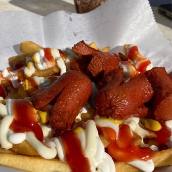 La Paloma - Salchipapas? - Food Stands Near Me - Salinas, California