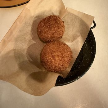 Palosanto Bar - Tomato & goat cheese croquettes!!! - Mediterranean Near Me - Barcelona, B