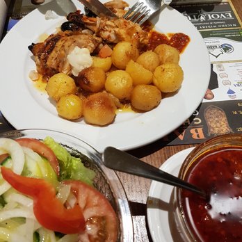 Bairrada Churrasqueira Grill - Quarter chicken with potatoes and side salad - Portuguese Near Me - Toronto, Ontario