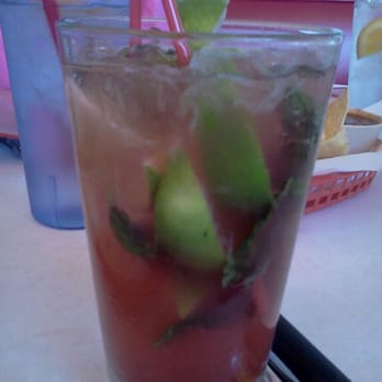 Yucatan Grill - Pomegranate mojito. - Caribbean Near Me - Seal Beach, California