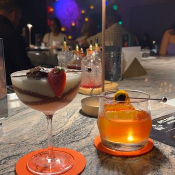 Aye Candy - Wonka-tini and Vanilla Old Fashioned - Speakeasies Near Me - Houston, Texas