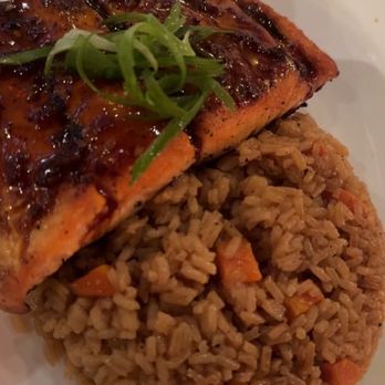 San Giuseppe - Salmon teriyaki. Delicious even the rice - Italian Near Me - Hoboken, New Jersey San Giuseppe - Salmon teriyaki. Delicious even the rice - Italian Near Me - Hoboken, New Jersey