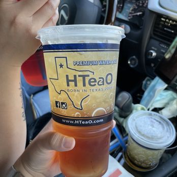 HTeaO - Peach ginger, raspberry mint, Georgia peach - Coffee & Tea Near Me - Sugar Land, Texas
