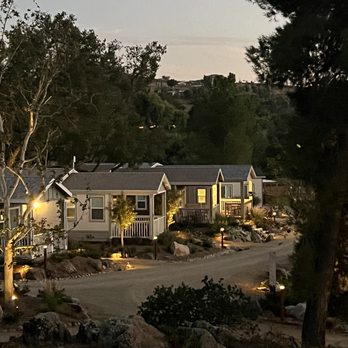 Native Falls Campground - Sunset cabin view - Campgrounds Near Me - Temecula, California