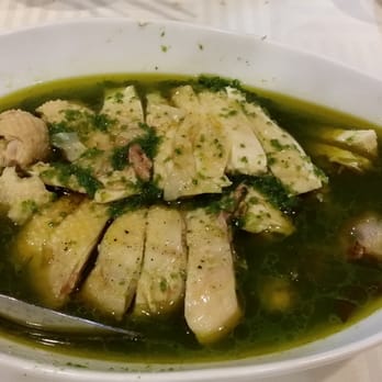 Chengdu Taste - This is a different tasting chivken. Not sure what the green sauce is. - Szechuan Near Me - Alhambra, California
