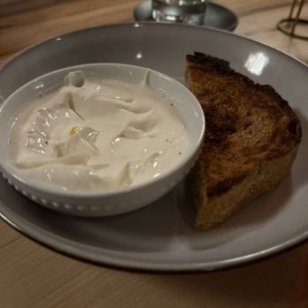 Scout's Restaurant - Whipped ricotta - almost completely devoured at this point - New American Near Me - St. Louis, Missouri
