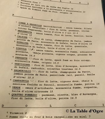Menu photo 6 Faggio Paris, 75