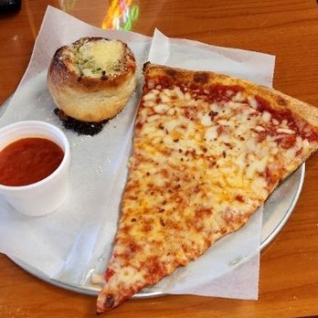 Mama Maria's Pizza - Slice and a spinach pinwheel! - Pizza Near Me - Coconut Creek, Florida Mama Maria's Pizza - Slice and a spinach pinwheel! - Pizza Near Me - Coconut Creek, Florida