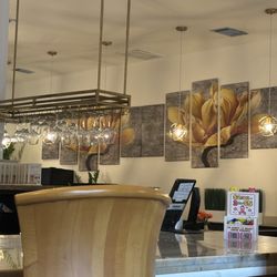 Inside the Restaurant.