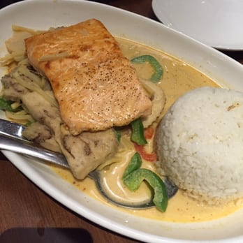 Sy Thai - Curry fish w/ salmon! - Thai Near Me - Troy, Michigan Sy Thai - Curry fish w/ salmon! - Thai Near Me - Troy, Michigan
