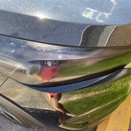 The tint peeled The tint peeled