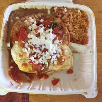 Eva's Cafe - Cindy had the huevos rancheros, rice and beans. - Mexican Near Me - Salinas, California