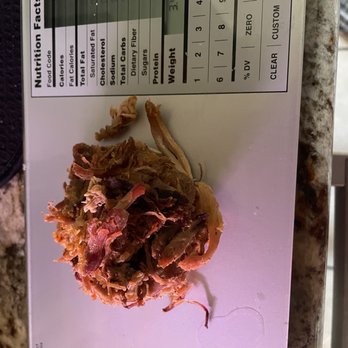 Mission BBQ - Pulled pork portion from 3 meat sampler - Barbeque Near Me - Stafford, Virginia Mission BBQ - Pulled pork portion from 3 meat sampler - Barbeque Near Me - Stafford, Virginia
