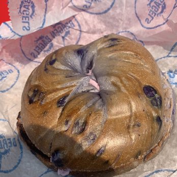 Bergen Bagels - Blueberry Cream Cheese Sandwich - Bagels Near Me - Brooklyn, New York Bergen Bagels - Blueberry Cream Cheese Sandwich - Bagels Near Me - Brooklyn, New York