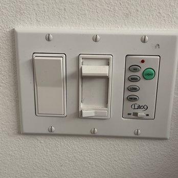 OC Electric - wall switch to control ceiling fan and light - Electricians Near Me OC Electric - wall switch to control ceiling fan and light - Electricians Near Me