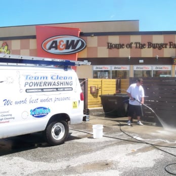 Team Clean Powerwashing - powerwash @ A&W - Window Washing Near Me - Windsor, Ontario